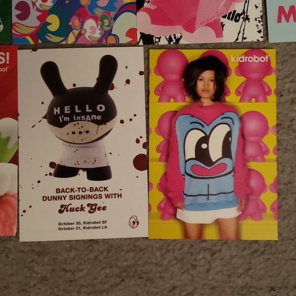 Kidrobot 15x Promo Event Release Cards NWOT - Picture 5 of 6